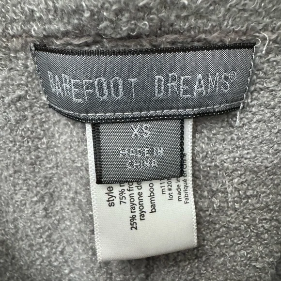 Barefoot Dreams Cozy Gray Knit Pants - Picture 2 of 3